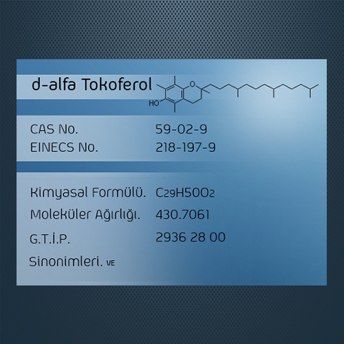 D-Alfa Tokoferol